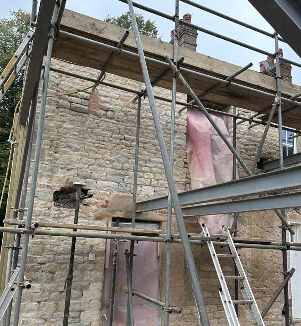 Farmhouse stone renovation in Eynsham, Oxfordshire