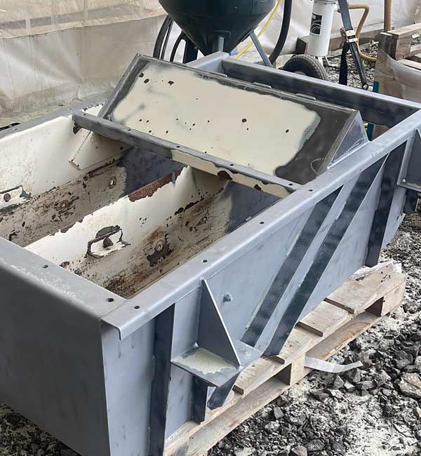 Metal blast cleaning for HS2 machinery across Oxfordshire and Buckinghamshire