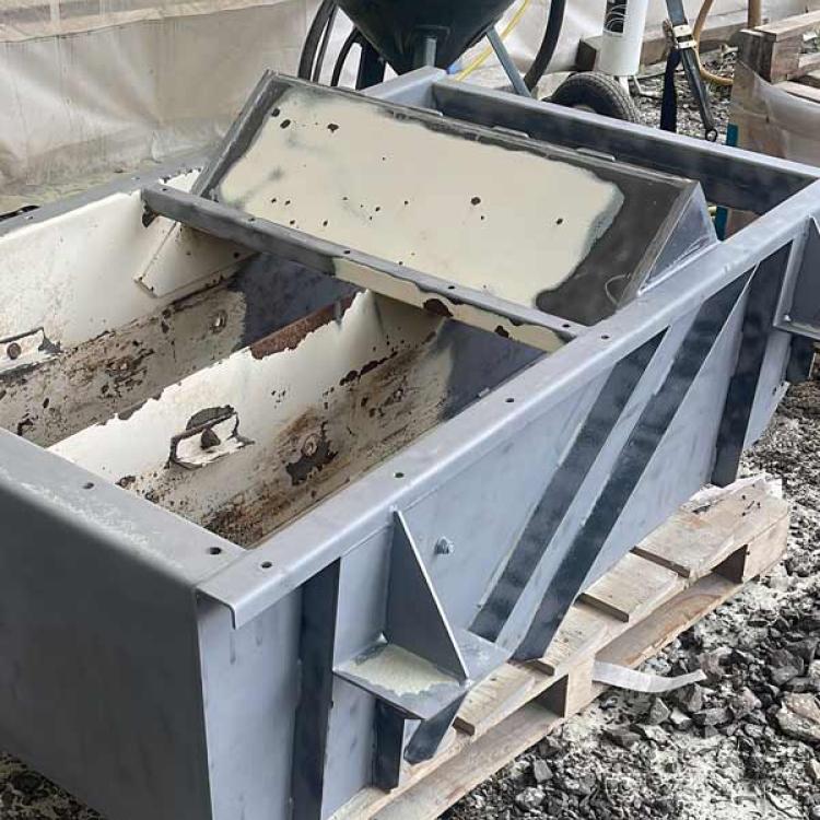 Metal blast cleaning for HS2 machinery across Oxfordshire and Buckinghamshire